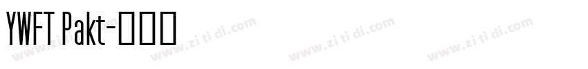 YWFT Pakt字体转换